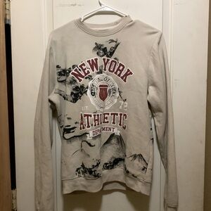 Cream new york sweatshirt